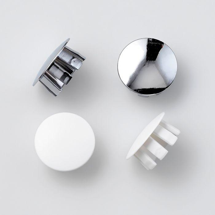 LAUFEN Abdeckkappen-Set H8928150000001 für Befestigung WB9, weiß, verchromt