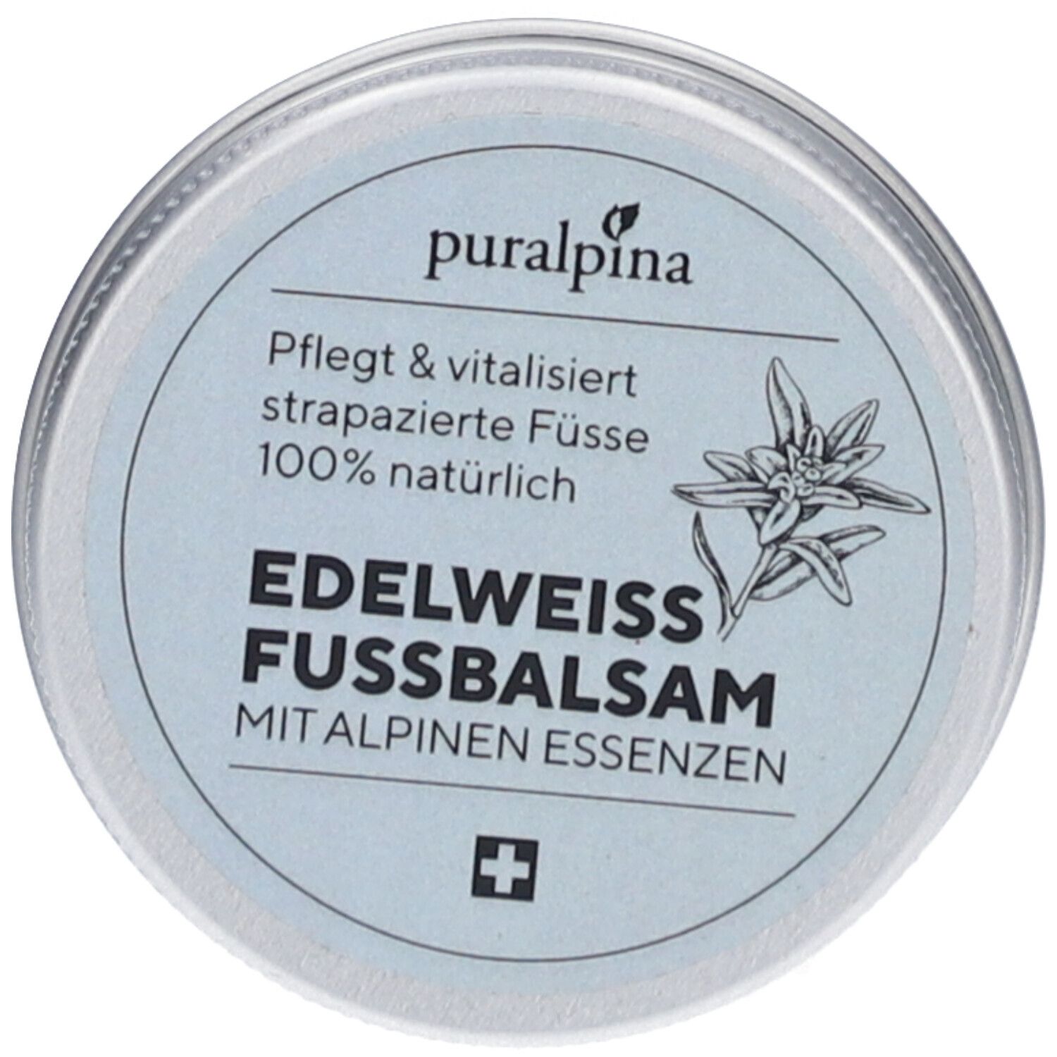 Puralpina Edelweiss Fussbalsam Topf 30 ml Balsam