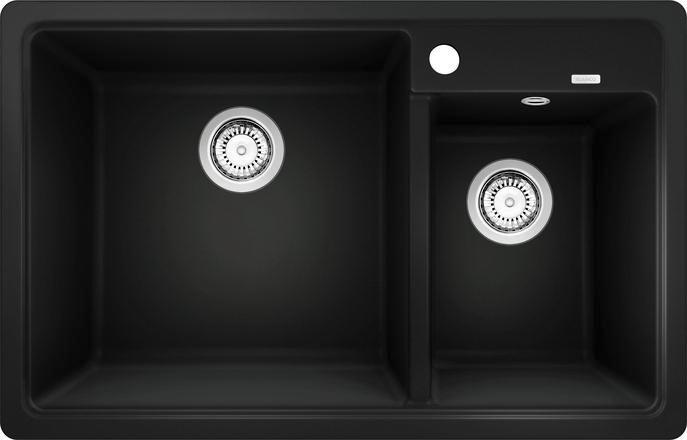 Blanco Legra 8 - Silgranitspüle, 780x500 mm, Schwarz 526223
