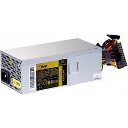 Akyga Power Supply TFX 250W AK-T1-250 80+ Gold 8cm Fan Active PFC APFC (250 W), PC Netzteil, Silber
