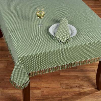 Lintex Linens, Inc. Homespun Oblong Tablecloth, 60 x 102, Peridot