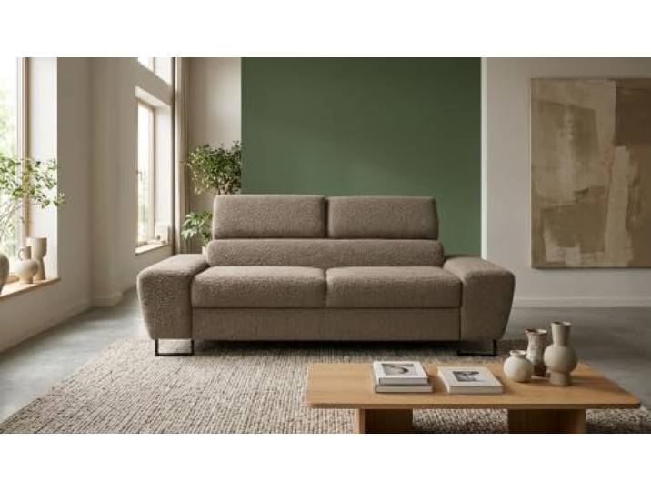 Family Meble Sofa Savio Angel, 2-Sitzer – Braun – 5