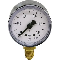 Manometer 0-1 bar 40mmÝ G1/8