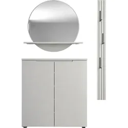 XORA Garderobenkombination schmal BRESTA - B/H/T ca. 127,00x187,00x22,00