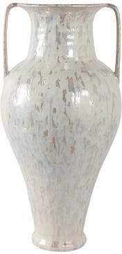 Sagebrook Home Stoneware Decorative Vase with Sculptural Twisted Design Home Decor
