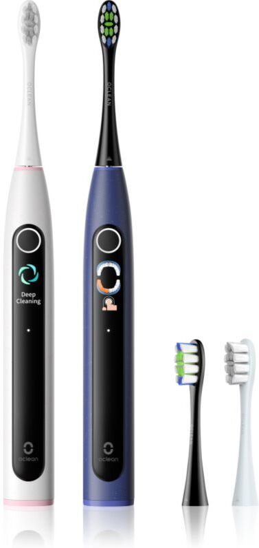 Oclean X Lite Duo Set brosse à dents sonique + tête de rechange Blue+Grey