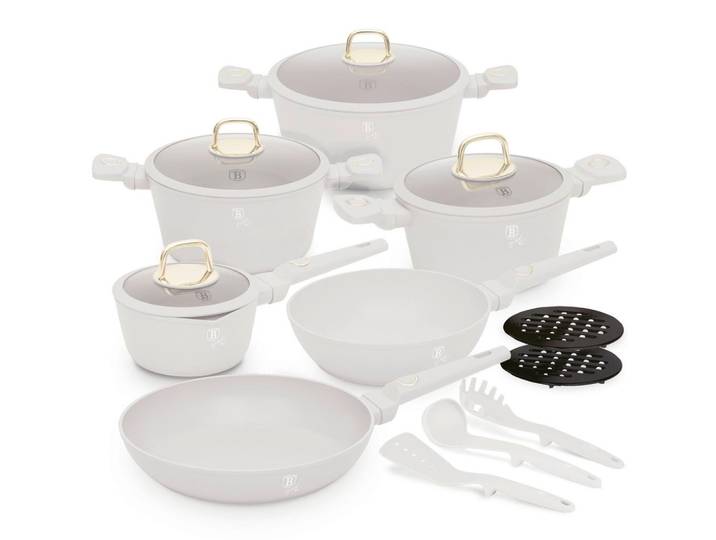 KOCHTOPFSET 15--Teilig., Creme