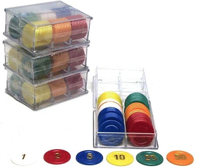 240 Jetons de roulette plastique 25mm - HOT Games