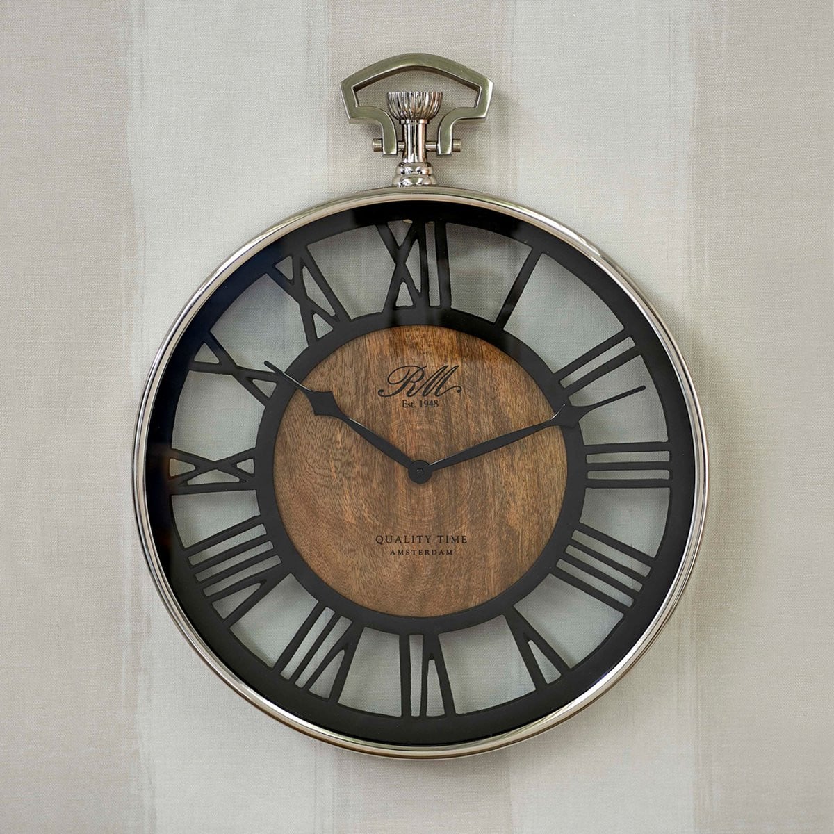 Riviera Maison Quality Time Analoge Wandklok