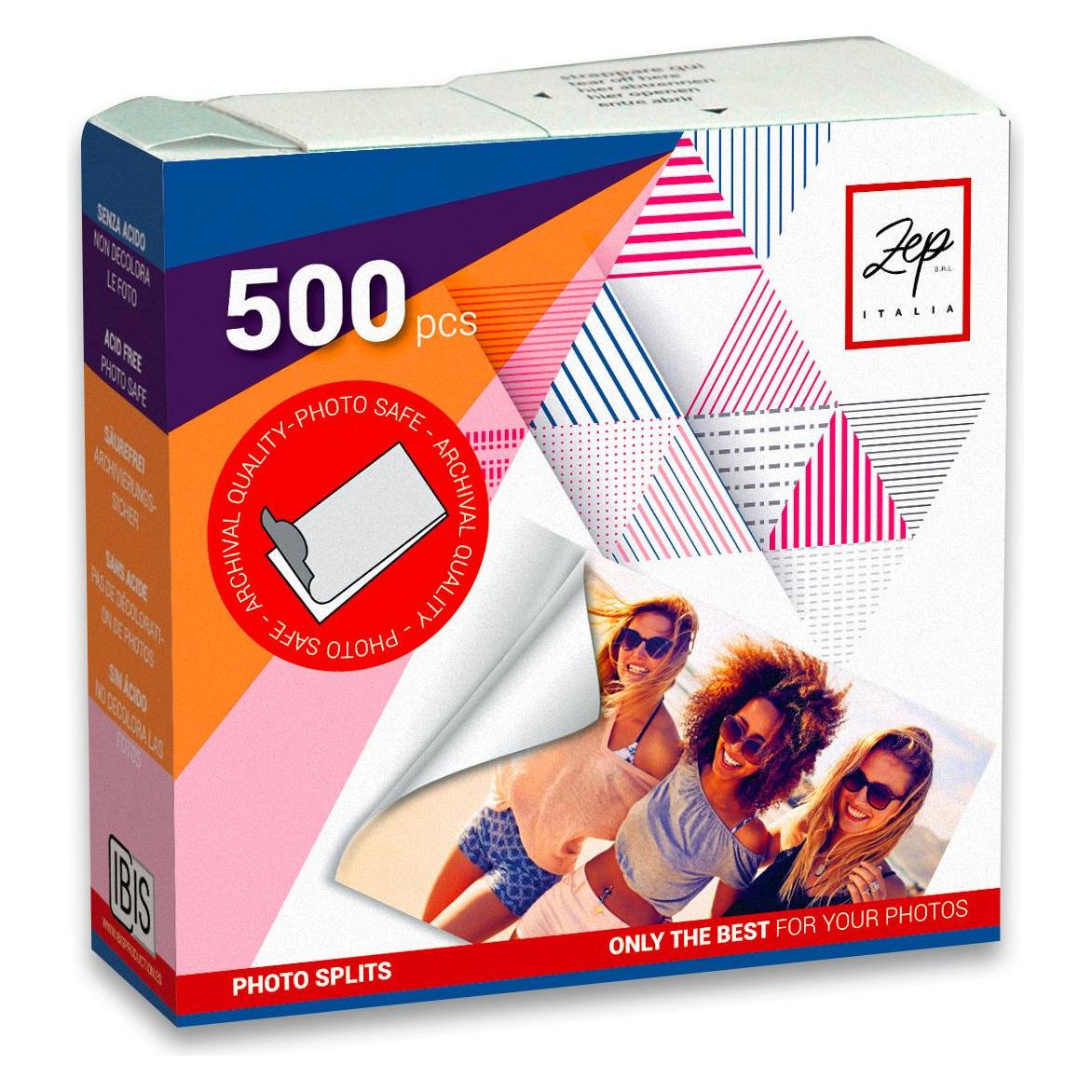 ZEP Foto Stickers Doppelseitig BX500 500 Stück 13x17 mm (22989131)