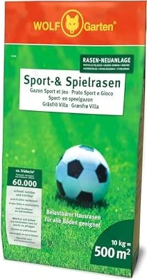 WOLF-Garten LG 500 Sport- und Spiel Rasensamen 10,0 kg