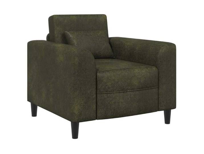 NEW Meuble de salon - vidaxl - Fauteuil Vert armée Simili daim - Fauteuil simple{90x88x85 cm } 856852