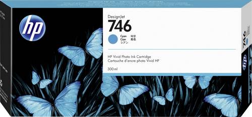 HP Druckerpatrone 746 Original Cyan 300 ml P2V80A 1 St.