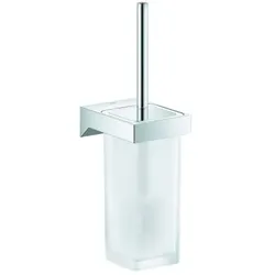 Grohe Selection Cube Bürstengarnitur 40857000 chrom, Glas, Wandmodell