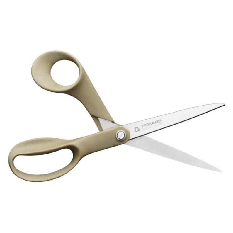 Fiskars Schere Recycling 21cm 1074547 schwarz, Rechtshänder (21 cm) (1074547)