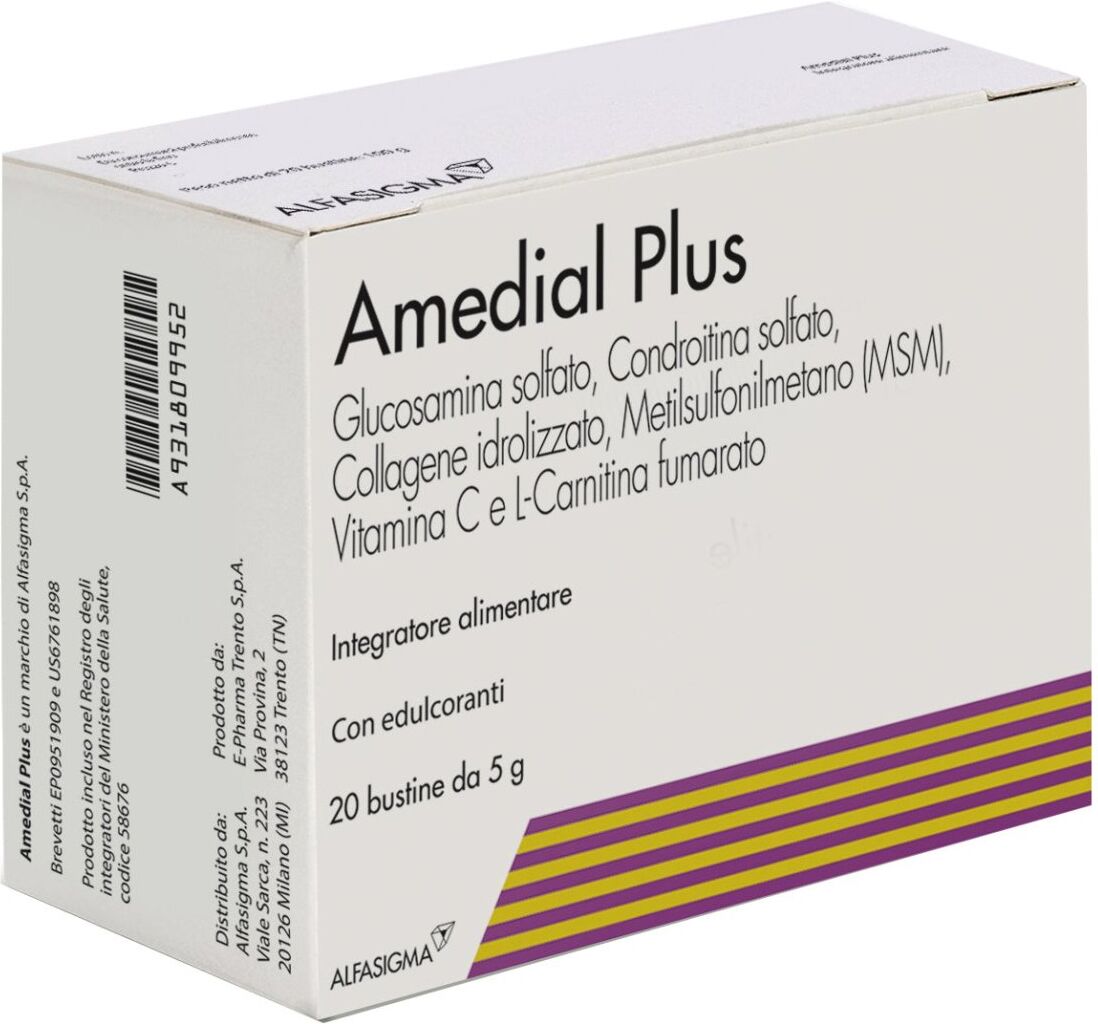 Alfasigma Amedial Plus 20 bustine articolazioni