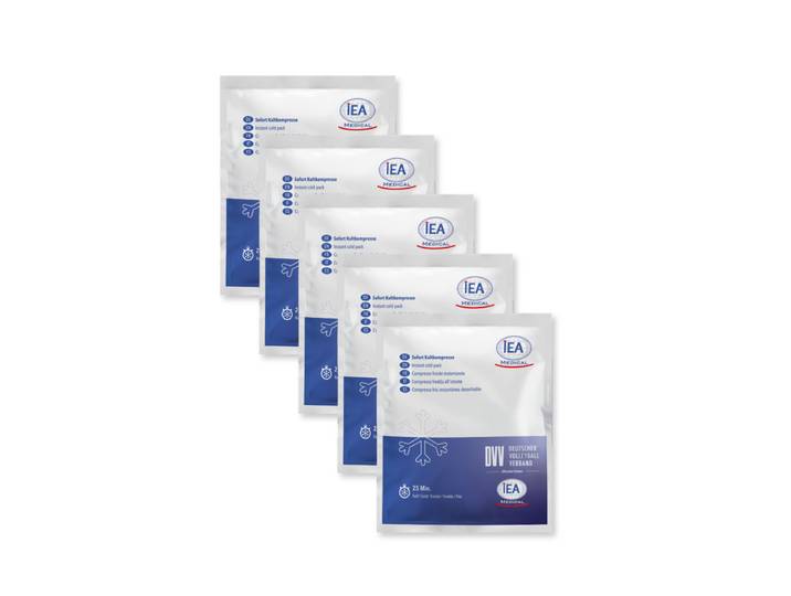 Poches froides instantanées 5 pièces – Patchs de refroidissement à usage unique, plier pour activer, compacts pour les ecchymoses, les morsures d'insectes, les gonflements et les dents de sagesse, également adaptés aux enfants