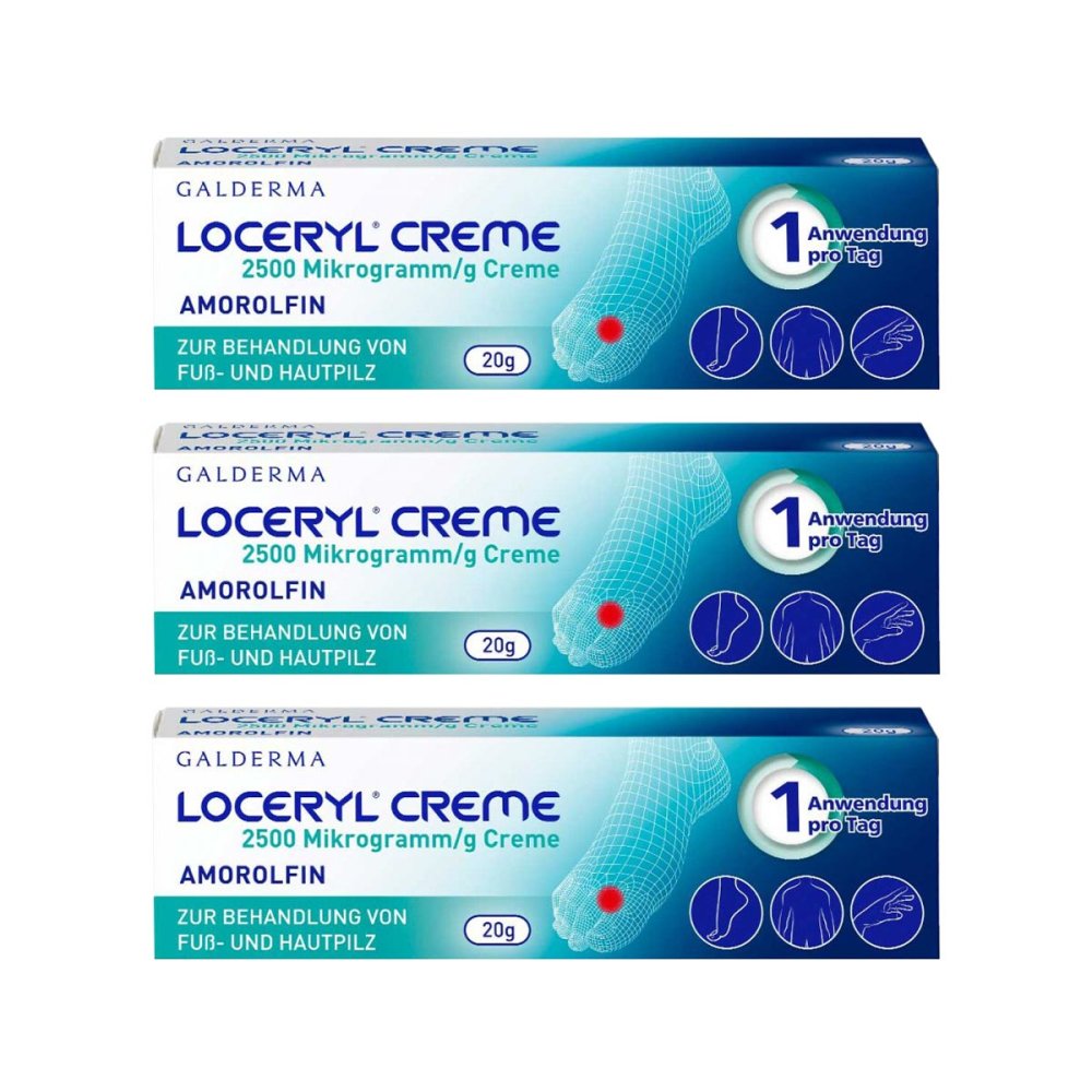 Galderma Laboratorium GmbH Loceryl Creme bei Fuß- und Hautpilz 08105011