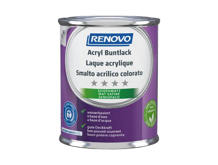 Renovo Acryl Buntlack RAL 1015 Seidenmatt 125 ml
