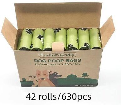 Uplift Picks Biodegradable Dog Poop Bags Bulk Scented Pet Waste Bags 42 Rolls   630 Pcs