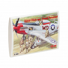 ICM - USAAF Piloten und Bodenpersonal (1941-1945) - 1:48 - 5 Figuren 307234