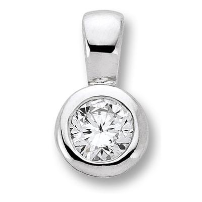 Kettenanhänger ONE ELEMENT "Zirkonia Anhänger aus 925 Silber", silber, Schmuckanhänger, Damen, mit Zirkonia, Silber 925 (Sterlingsilber), Kettenanhänger, Bedeutungsvoll & zeitlos – ein Begleiter mit Persönlichkeit