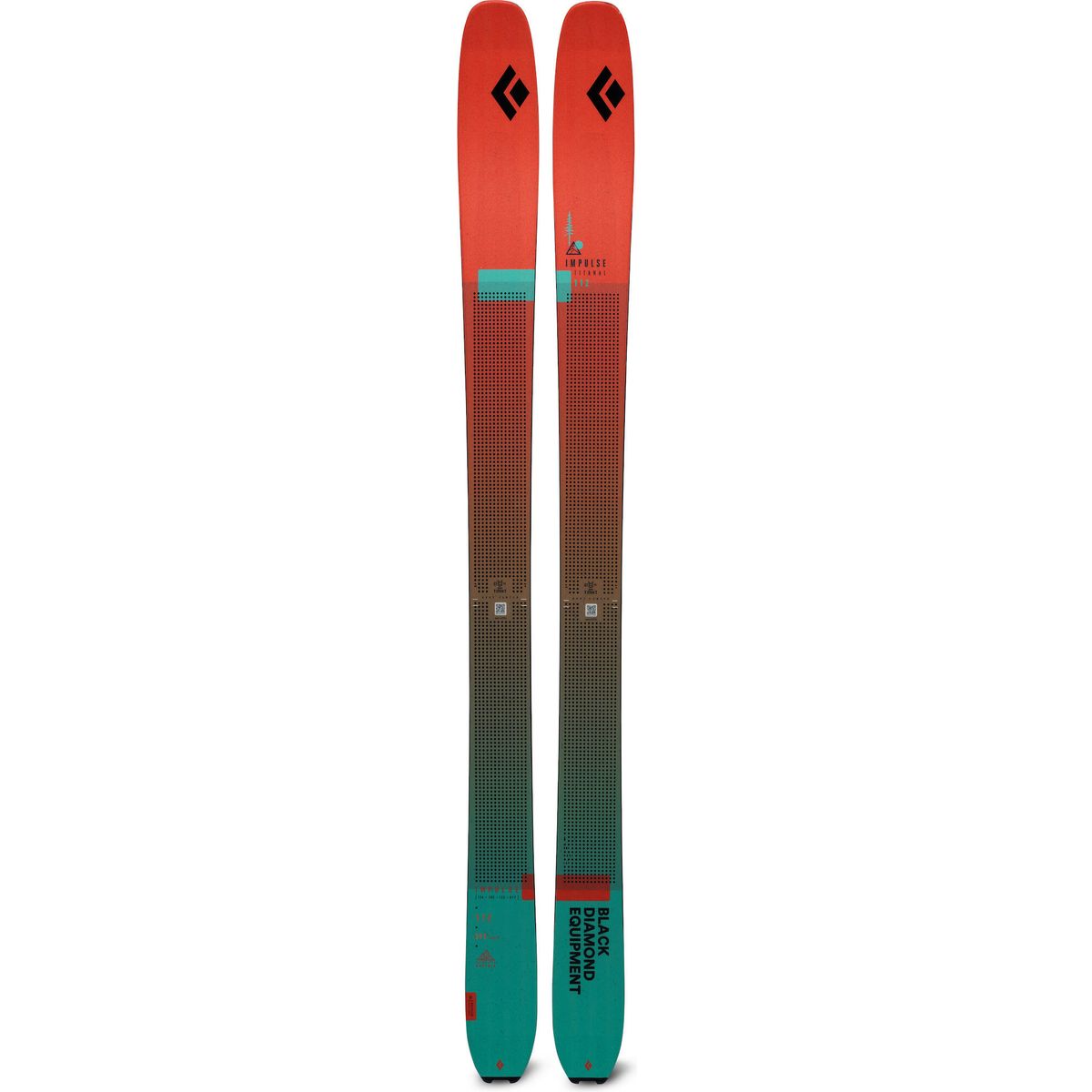 Black Diamond Impulse TI 112 Skis octane (8001) 191 BD11515880011911