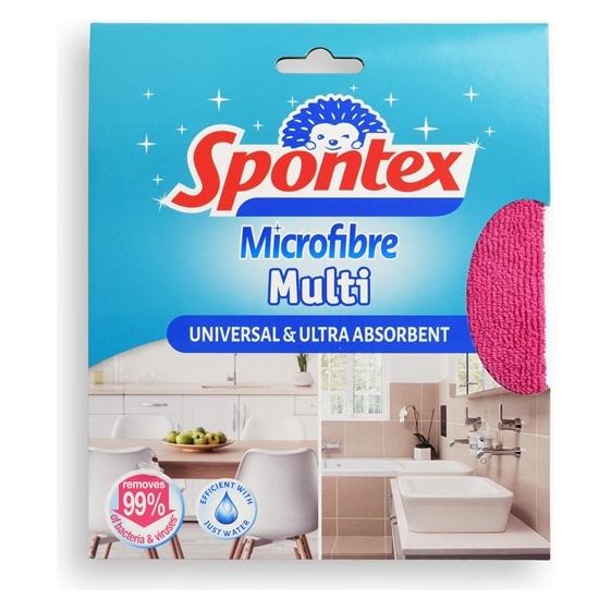 Spontex Cloth Microfiber Multi 32x32cm (1 Stk.) (49608172)