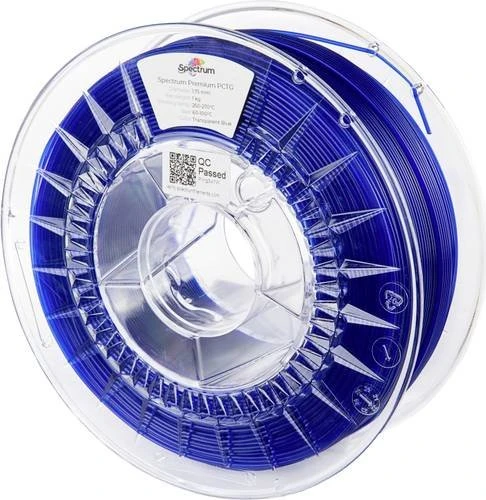 Filament Spectrum Premium PCTG 1.75mm Transparent Blue 1kg