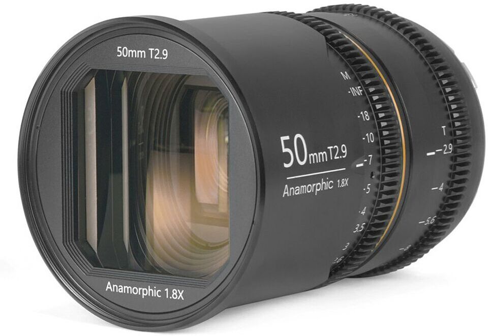 Great Joy 50mm T2.9 1.8x Anamorphic Lens  Sony FE mount Amber Lens Flare
