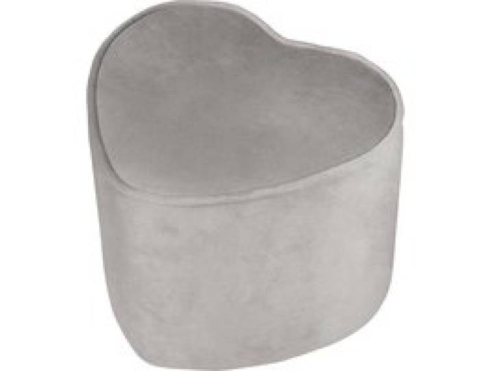 ROBA Tabouret pour enfant (coeur, gris)