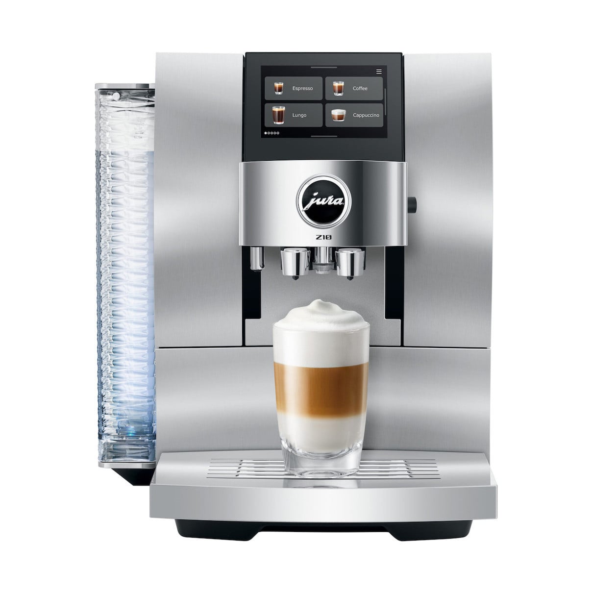 Jura Z10 Volautomaat Wit en Zilver met Touchdisplay en Ingebouwde Molen