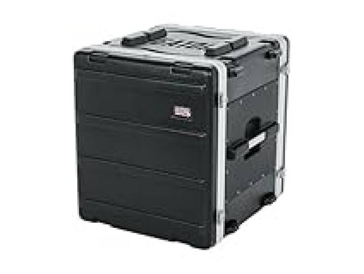 Gator Cases Coffret léger moulé pour rack 12U avec fermetures robustes; profondeur standard de 19,25 (GR-12L)