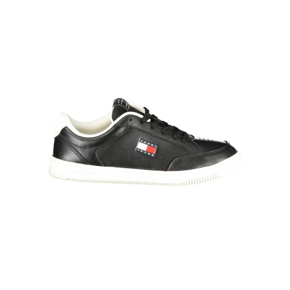 Tommy Hilfiger Zwarte Polyurethaan Heren Sneaker