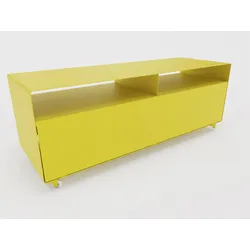 R 109 Sideboard rollbar Transparentrollen Zitronengelb (RAL 1012)