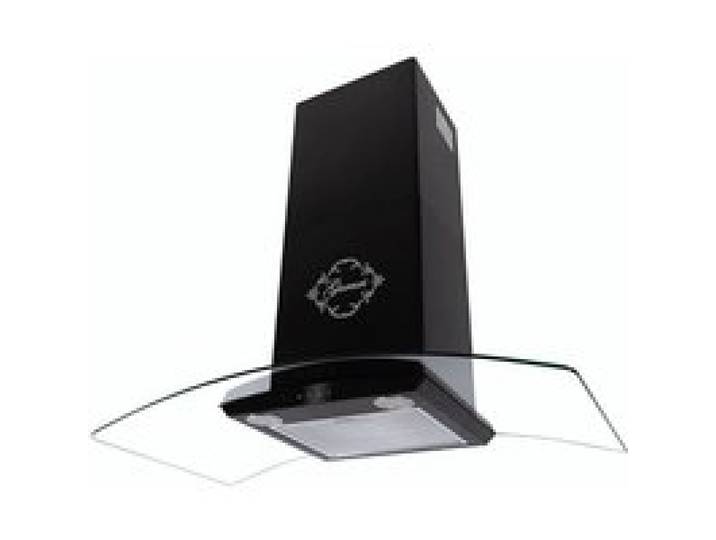 GURARI Hotte murale GCH T 465 60 BL PRIME hotte aspirante 60 cm noir verre incurvé puissance daspiratio