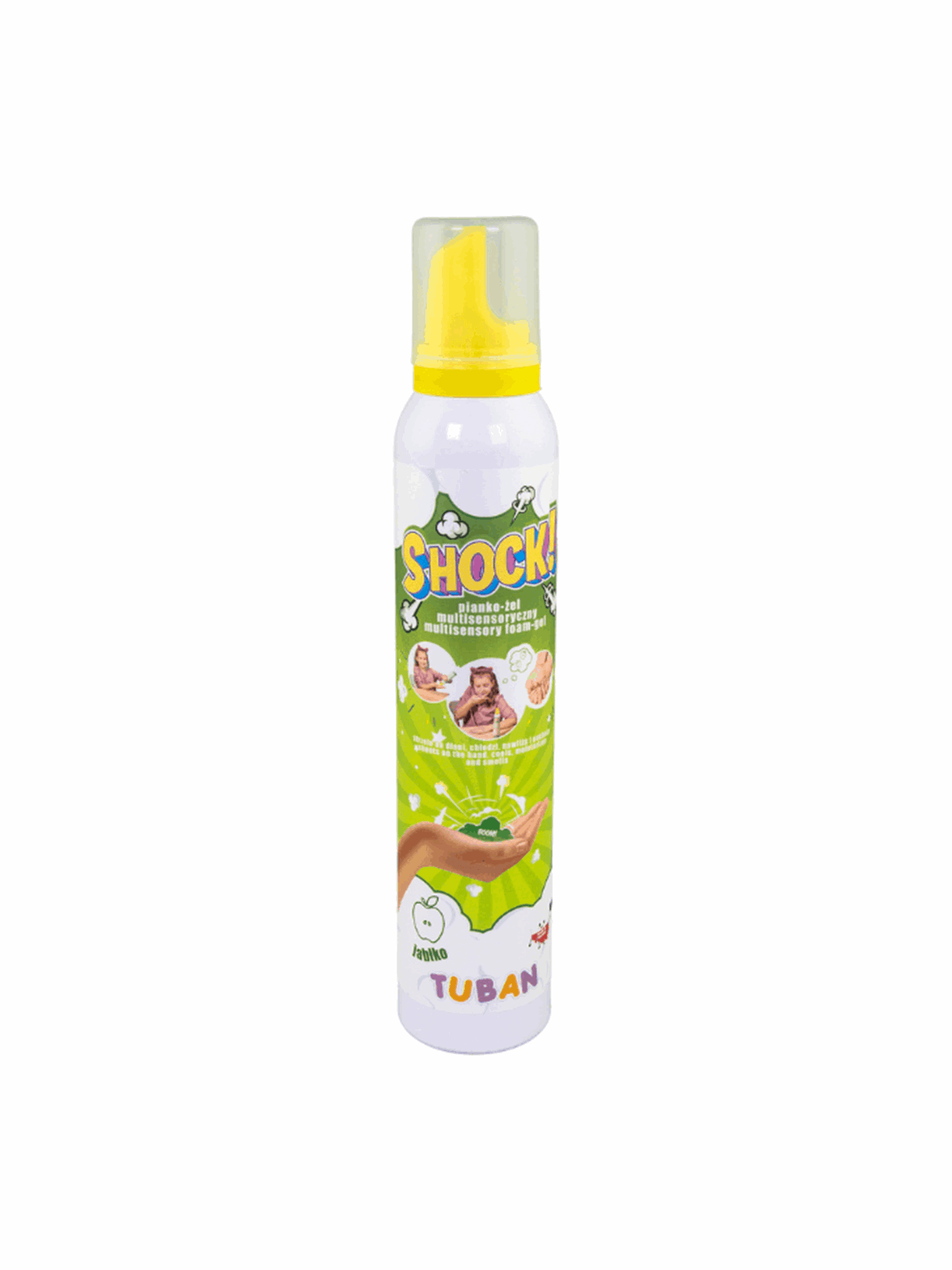 Tuban Shock! - Multisensorisches Schaum-Gel - Apfel 200 Ml