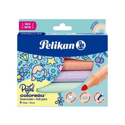 Pelikan Fasermaler Colorella 411 Pastell 6er Set
