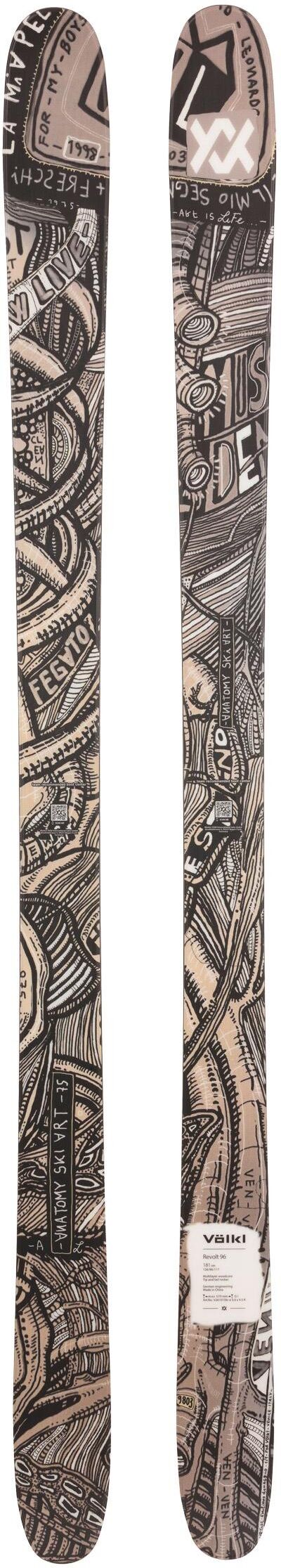 Volkl  - Pack Ski Revolt 96 - 157 + 11.0 Tp 100mm Black Anthracite - Ski