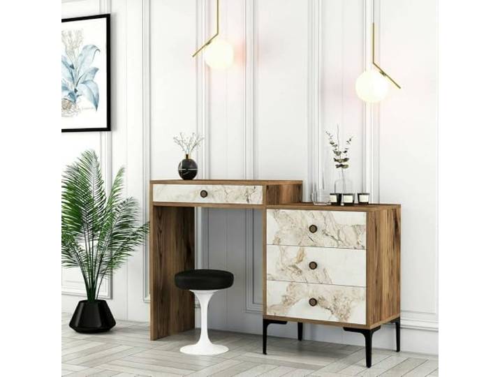 Dmora Konsole Lyra 124x40x84,7h cm Braun 2 Regale