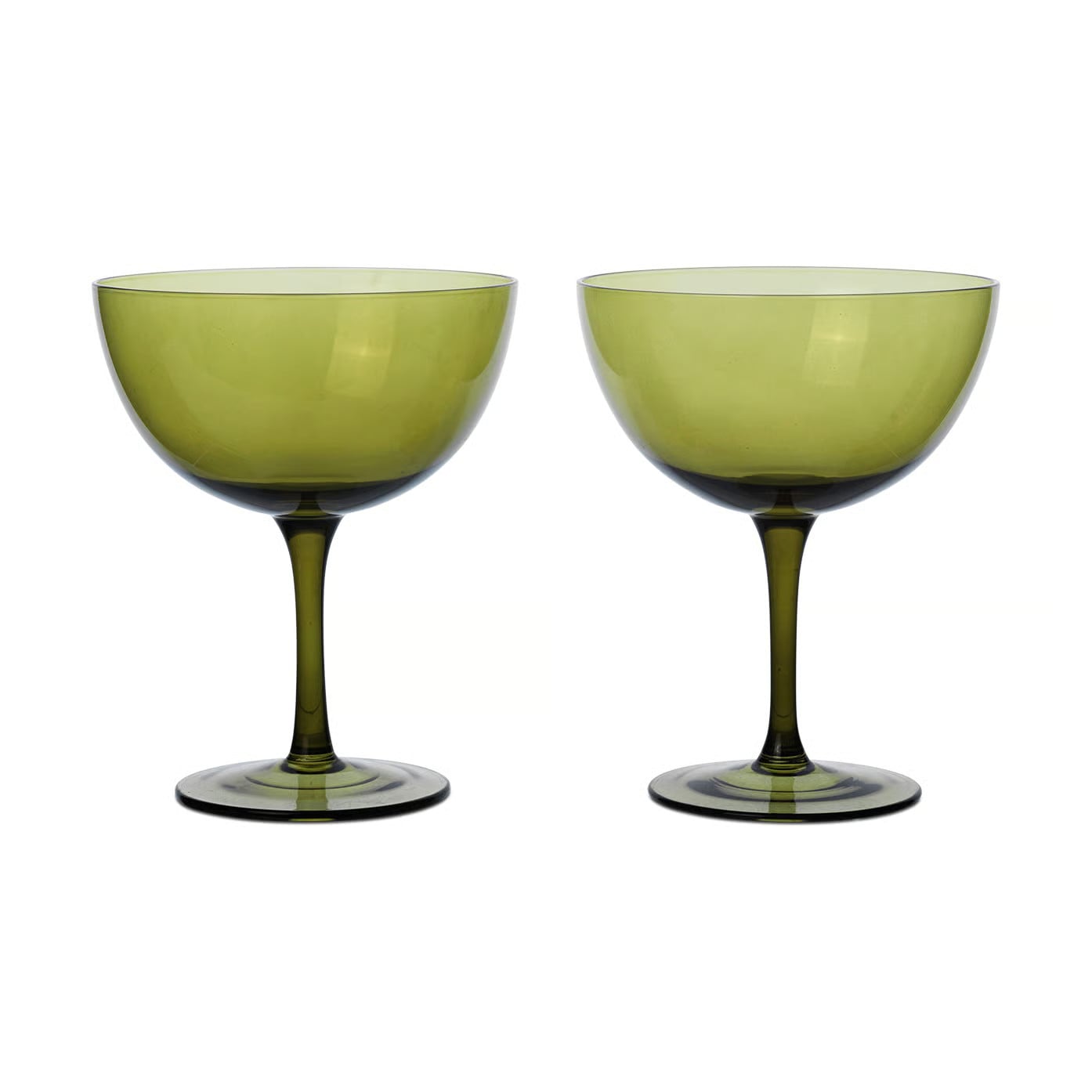 Ferm Living Host cocktailglas 24 cl 2-pack Moss green
