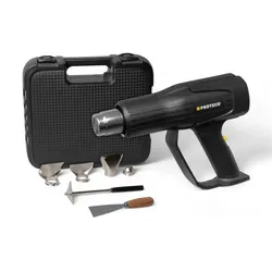 Proteco Heißluftpistole 2000 W mit LCD-Display