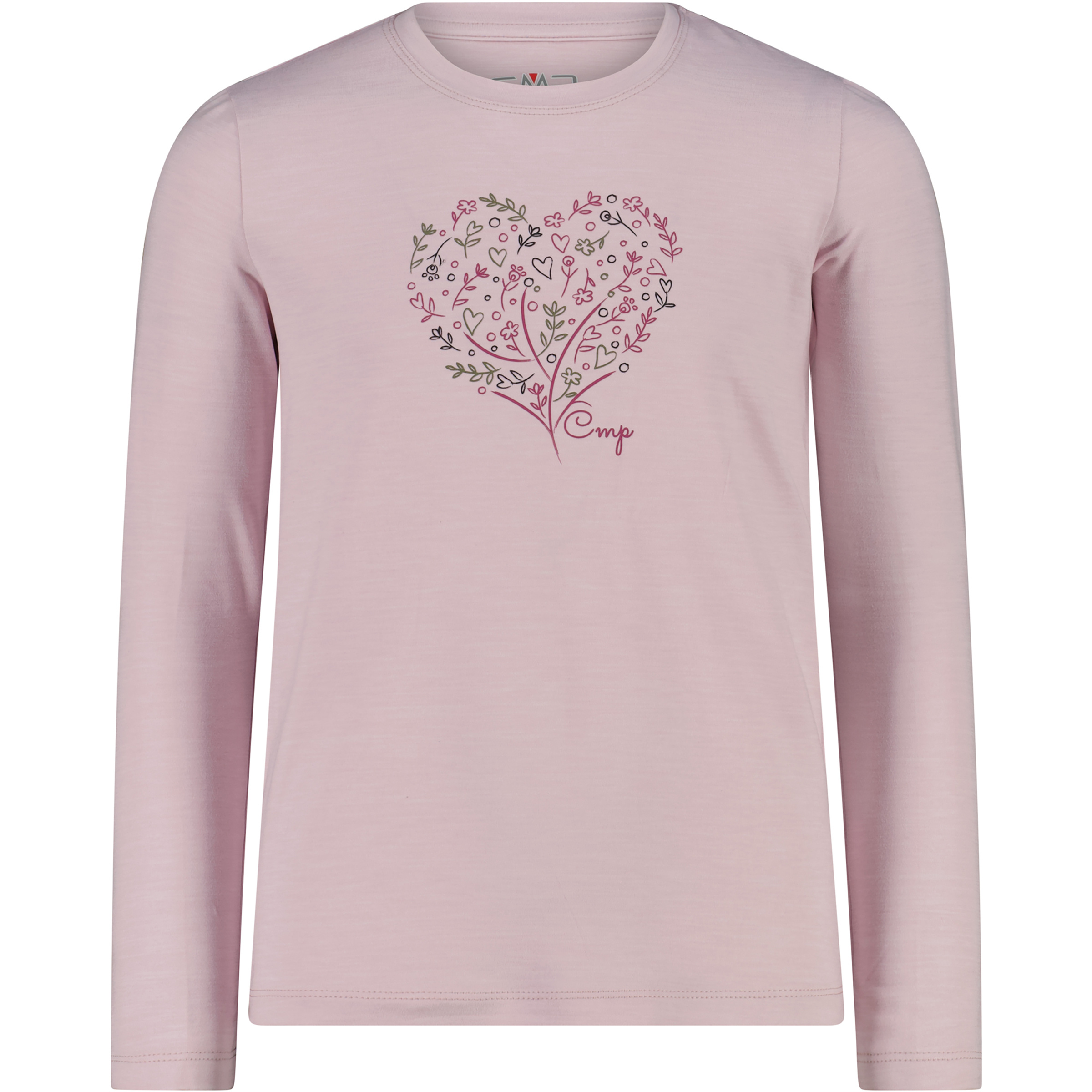 CMP Kinder Longsleeves rosa Größe 116 Lifestyle Elastisch