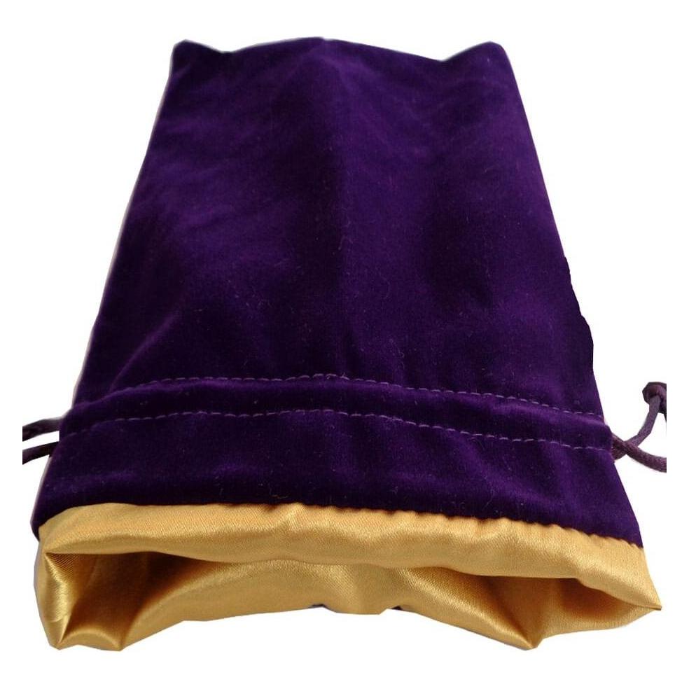 FanRoll Würfelbeutel Velvet Purple with Gold Satin Small (FNRL9007)