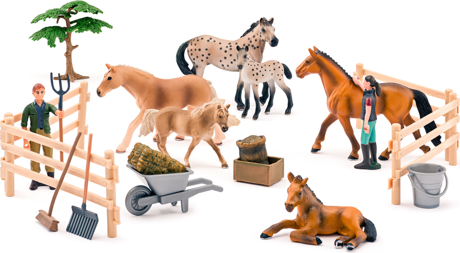 FAUNICA Paard met een muntstuk