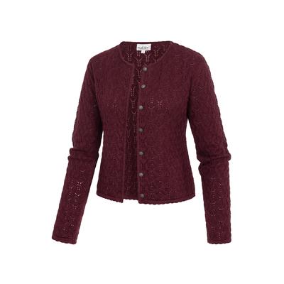 Strickjacke NÜBLER "Jacke Thoff", Herren, Gr. XS, rot, Obermaterial: 100% Baumwolle CO., Strickjacken Strickjacke