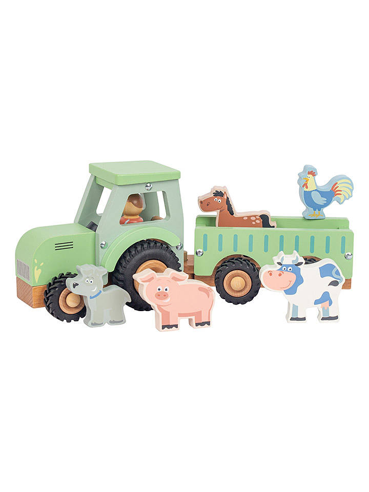 Woet Holztraktor mit Anhänger - ab 18 Monaten - onesize