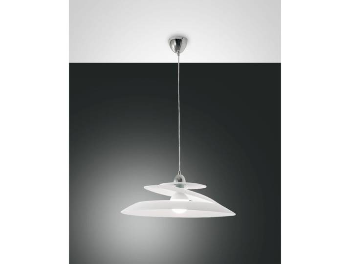 Fabas Luce Pendelleuchte Aragon - Weiß Modern