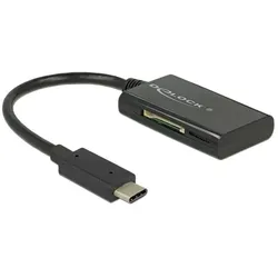 DeLOCK 91740 Kartenleser USB 3.2 Gen 1 (3.1 Gen 1) Type-C Schwarz