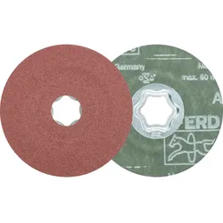 PFERD TOOLS COMBICLICK Korund Fiberscheibe für universelle Anwendungen - 64189004